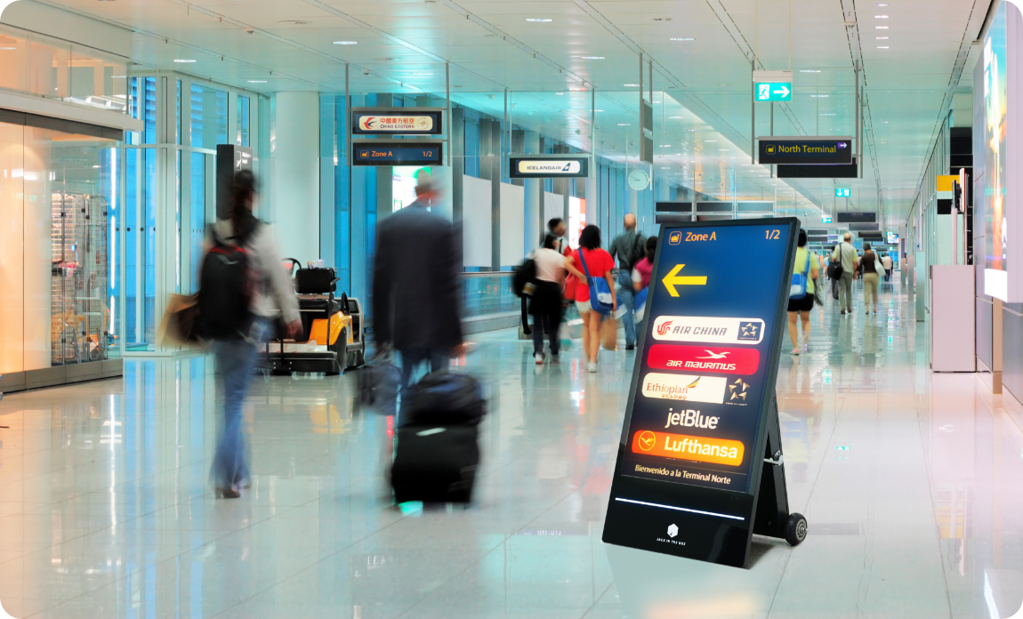 LCD All-Weather A-Frame media