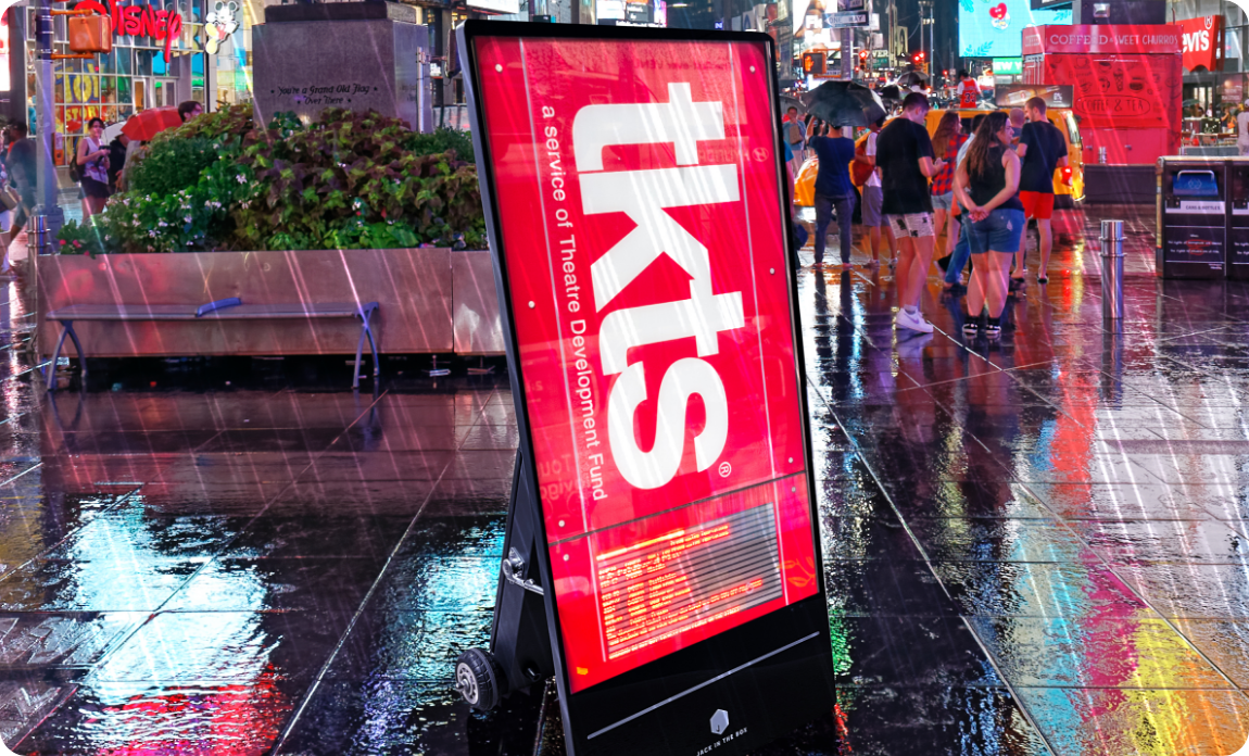 LCD All-Weather A-Frame media