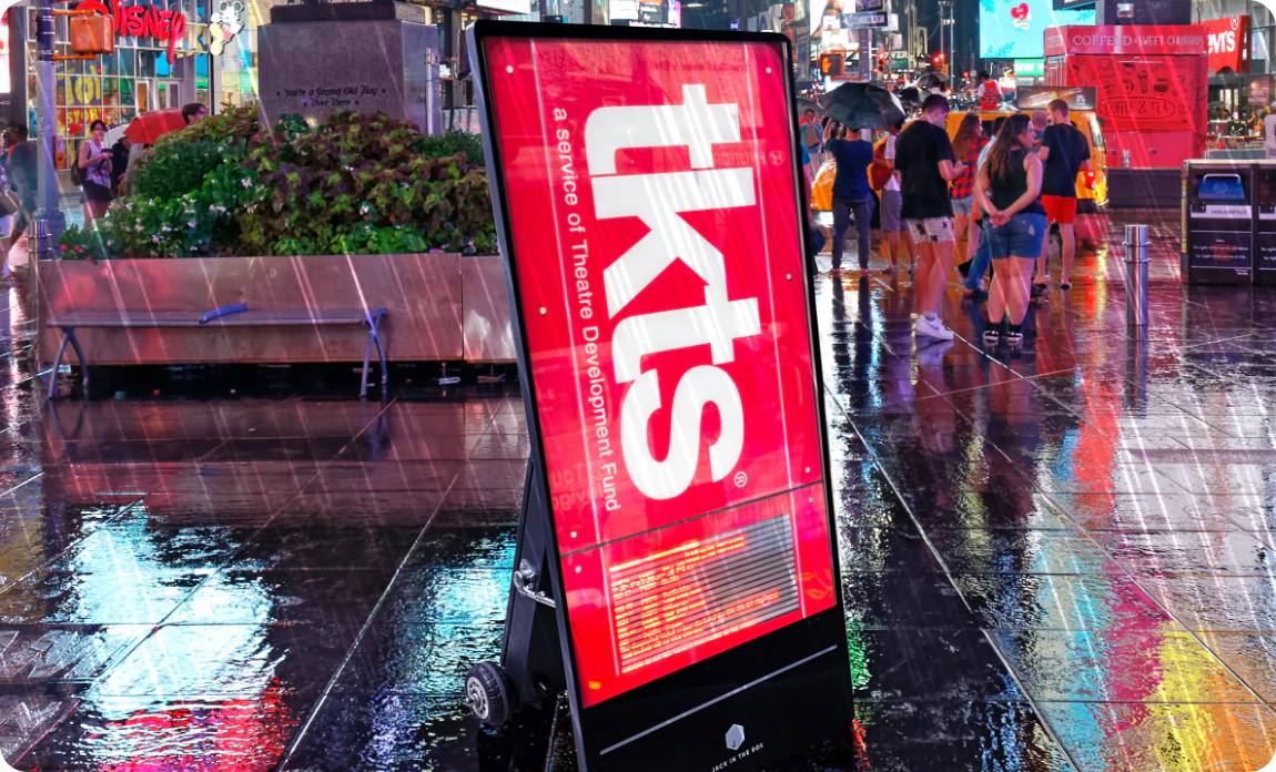 LCD All-Weather A-Frame media