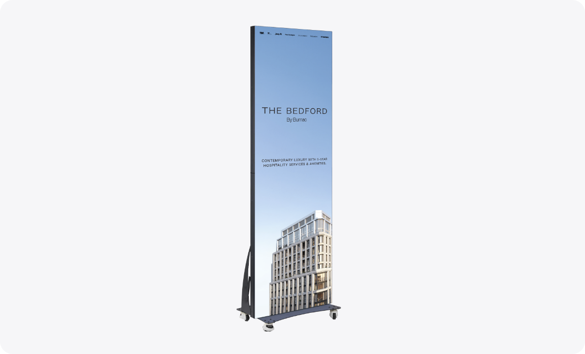 LED Portable Poster media